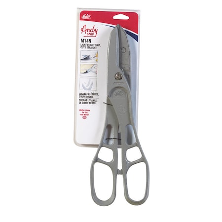 Malco Malco 14 in. Steel Straight Andy Pattern Snip 24 Ga. 1 pk M14